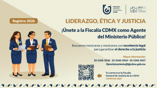 Realiza tu pre-registro para Ministerio Público